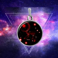 Ogrlica sa horoskopskim znakom kugla-kugla rođendanski poklon za žene i muškarce