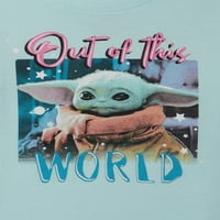 Majica s dugim rukavima Star Wars Girls Baby Yoda, 2-pak, veličine -16