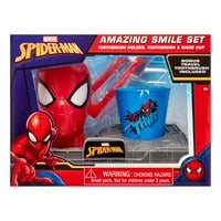Marvel Spider-Man 3-komad Super Smile Smile četkice za zube i četkice za zube