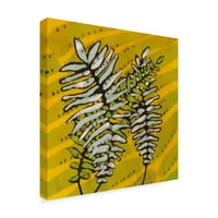 Zaštitni znak likovna umjetnost 'Gold Batik Botanical II' platno umjetnost Andrea Davis
