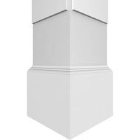 Stolarija u stilu San Antonija u stilu San Antonija s kapitalom misije i bazom misije, klasični kvadratni rezbareni stup koji se