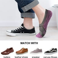 Ženske čarape za trčanje, 5 pari, sportske čarape za gležnjeve s mekim niskim izrezom