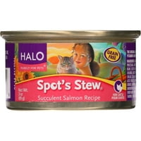 Halo Spot-ov gulaš sočni recept za losos konzervirana mačja hrana, Oz, 12-pack