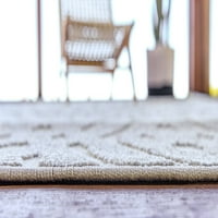 Jedinstveni tkalački stan-moderni vanjski Geometrijski tepih ili trkač