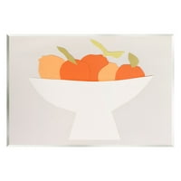 Stupell Industries suvremena narančasta citrusna plodova Grafička umjetnost Umjetnost Umjetnička umjetnost, dizajn Natalie Sizemore