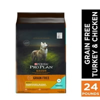 Purina Pro Plan s probioticima, bez žitarica, visokim proteinskim suhim psećim hranom, isjeckanim puretinom i piletinom, vrećicom