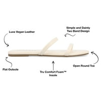 Kolekcija putovanja ženske adyrae tru comform pjena klizne ravne sandale