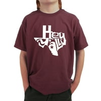 Pop art majica s natpisom za dječake-Pozdrav svima