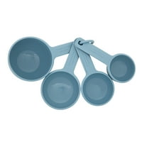 KitchenAid Universal Mjera šalice i žlice postavljene u plavom baršunama