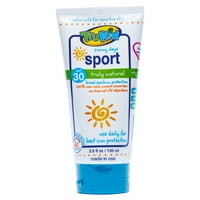 Sportska Vodootporna Mineralna krema za sunčanje od 30, bez mirisa, 3 oz