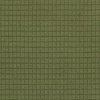 Zenna Home Mali pravokutni uzorak s dvodijelnim lovooskim rastezljivim rastezljivim prekrivačem, zeleno