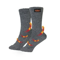 Čarape s toplinskom izolacijom 35nb niže, sive, Uniseks, male srednje, par