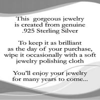 Brilliance Sterling Silver Diamond Cut 25x naušnice s obručama
