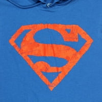 Stripovi muški superman logo pulover mišićni hoodie