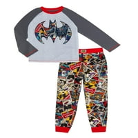 Stripovi Batman s dvodijelnim pidžama s dugim rukavima