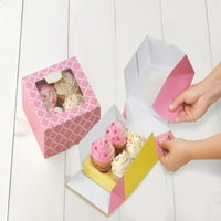 Sweet Creations Cupcake Box, Pink, CT