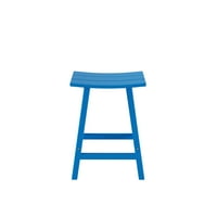 24 Adirondack plastične stolice na otvorenom, pacifičko plavo