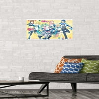 Hatsune Miku - žuti grupni plakat na zidu, 14.725 22.375