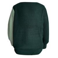 Džemperi za žene, Pleteni džemper, preveliki pulover, ležerni džemper s dugim rukavima, bluze, vrhovi
