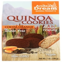 Kolačići kvinoje Andski san bez glutena kakao Naranča, unca