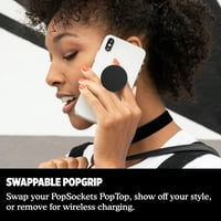 Popsockets Premium Grip s zamijenjenim vrhom za mobitele, maglica s popgrip glitter