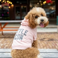 Christian Siriano, odjeća za pse, stil ikona psa ili kapuljača, ružičasta, xs
