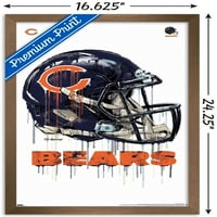 Chicago Bears - plakat na zidu s kapaljkom, 14.725 22.375