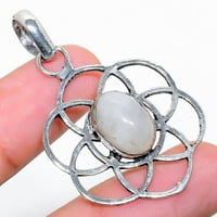 Dugin mjesečev kamen dragulj od srebra nakit privjesak 1,85