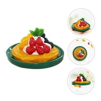 Hemoton nježna imitacija voćne torte model rekviziti za fotografiranje Mini ukras kuće