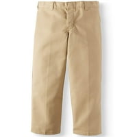 Klasične hlače u prirodnoj školskoj uniformi za dječake, veličine 4 i haskija