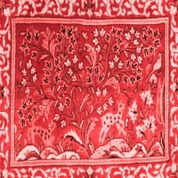 Tradicionalni tepisi u perzijskoj crvenoj boji, kvadrat 8 stopa