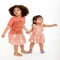Moana Baby and Toddler Girls Tee, tenk i suknja, 3-komad, veličine 12m-5t