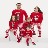 Odgovarajući obiteljska božićna pidžama mališana dječaka Unise 2-komad pidžame set