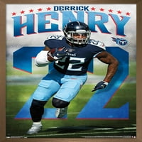 Tennessee Titans - Zidni plakat Derricka Henrija, 14.725 22.375