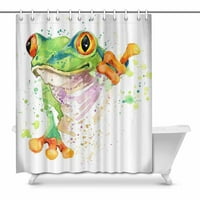 Vodena žaba, životinja iz prašume, Vodootporna zavjesa za tuširanje, kupaonica 66 72