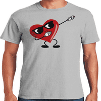 Grafička Amerika Valentinovo odmor u Dabbing Heart Men's Grafička majica