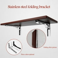 Sklopivi radni stol od nehrđajućeg čelika s kratkom polugom za zidne alate i poboljšanje doma
