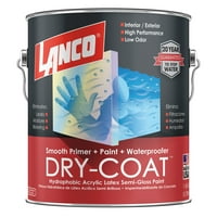 Lanco Dry Coat Semi sjaj bijela i pastelna baza, galon
