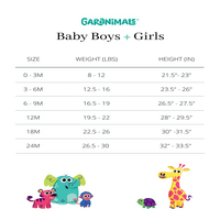 Garimals za bebe djevojčice tiskaju dupin kratke hlače, veličine 0-24m
