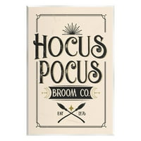 Hocus pocus metla co potpisuje odmor grafička umjetnost bezbroj art print zidna umjetnost