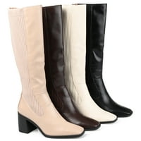 Brinley Co. Womens Tru Comfort Foam široko teleći koljeno visoko čizme