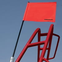 Dodatak-toranj za veslanje za vodene sportove s aluminijskim nosačem sigurnosne zastave