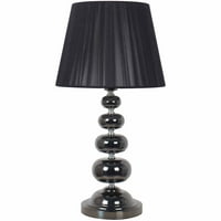 Legacy Home kolekcija složenih kuglica stolna svjetiljka s ručno omotanom nijansom žice, crna kroma