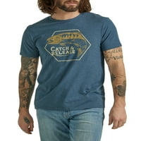 Wrangler® muški grafički logotip majice s kratkim rukavima, veličine S-3xl