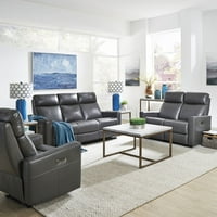 Kućni stilovi Flexsteel Nuovo kože Power Motion Reclining Sofa