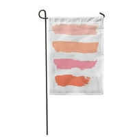 Pastelni puder nježno ružičasta narančasta koraljna Vrtna Zastava tamnog lososa Ukrasna Zastava banner za dom