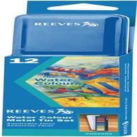 Reevesova akvarelna boja, 12 kg-plavi metalni lim-različite boje