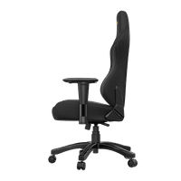 Gaming stolica od crne PVC kože i trkaćeg materijala