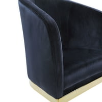 Šik domaća stolica i pol u tamnoplavoj boji