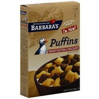 Barbara's Puffins kikiriki maslac i čokolada s žitaricama, 10. Oz